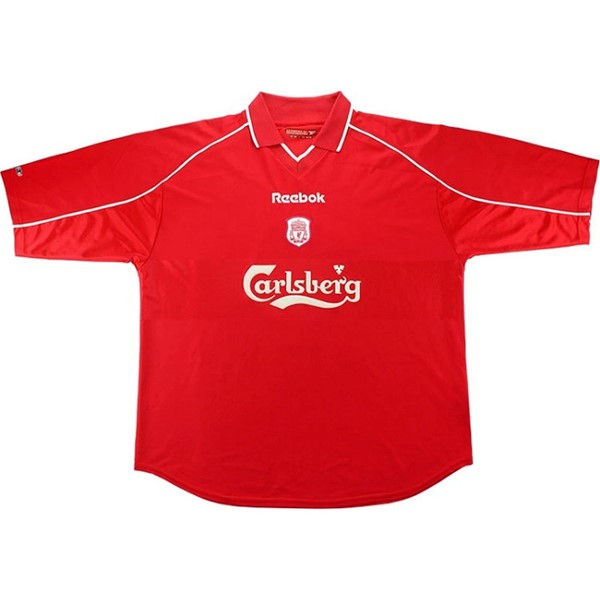 Tailandia Camiseta Liverpool Primera equipo Retro 2000 2002 Rojo